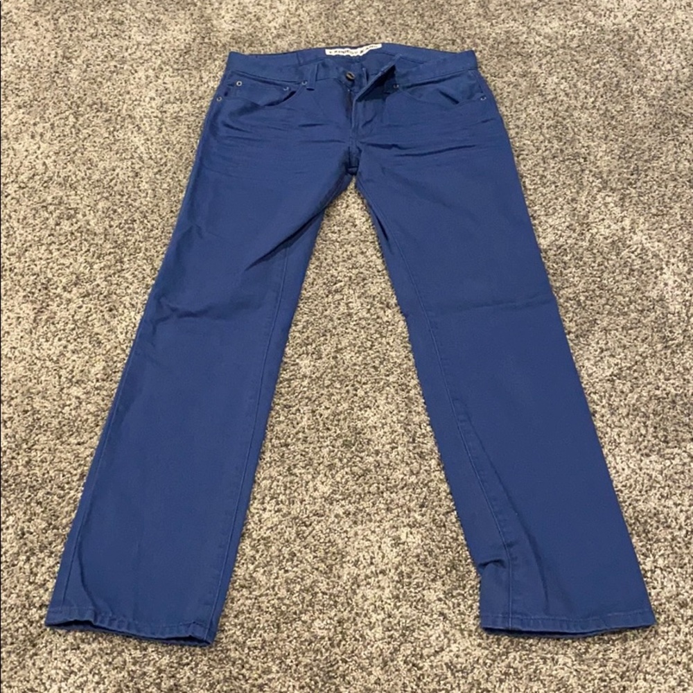 Express Slim fit•Skinny leg Royal Blue jeans 30/32